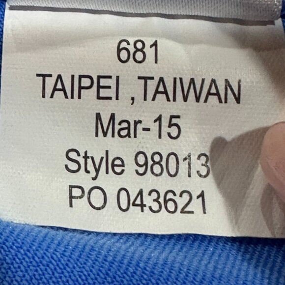 Lilly Pulitzer Luxletic Weekender Crop Leggings Light Blue Medium #98013 Workout - Picture 7 of 7